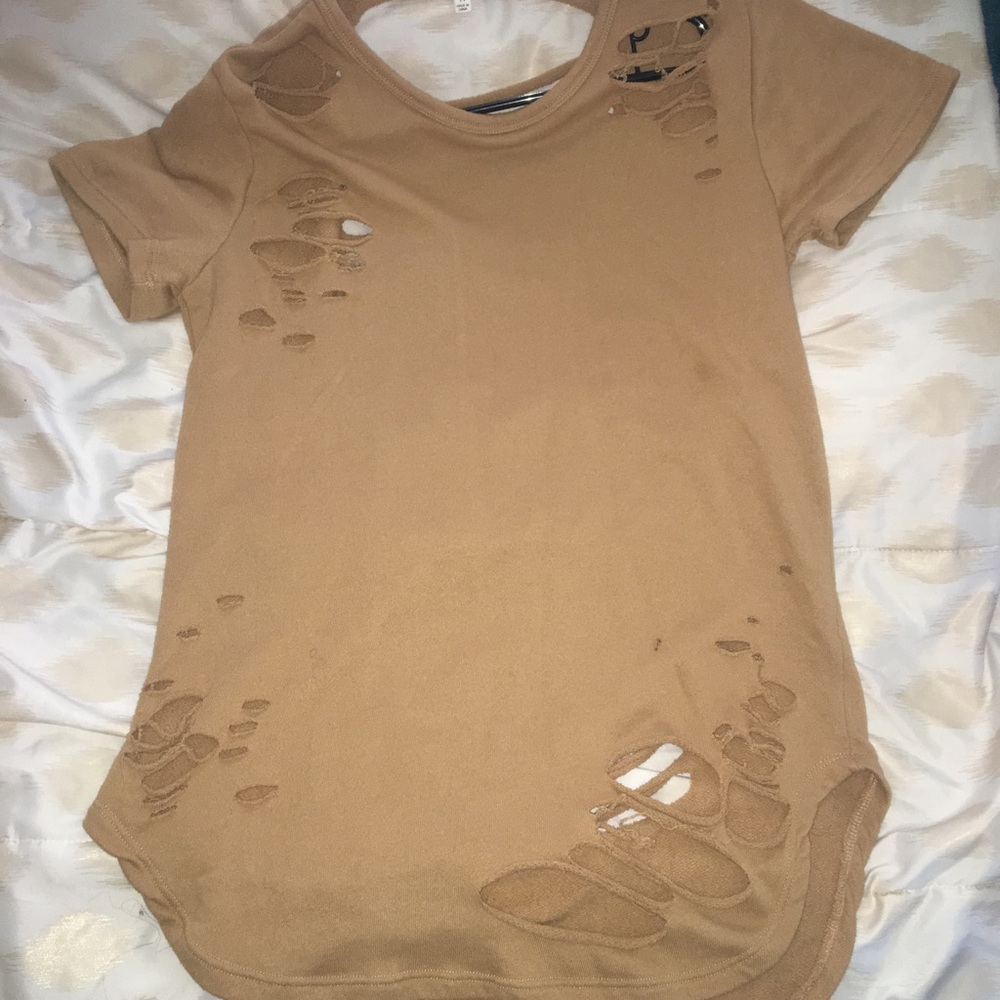 Oversized Ripped T-Shirt